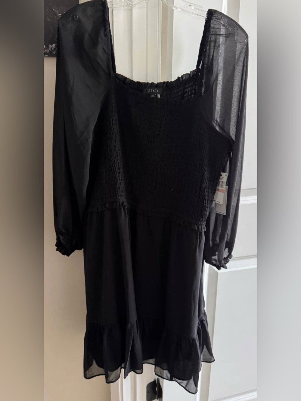 1 STATE Black Essentials Dress - 2X
